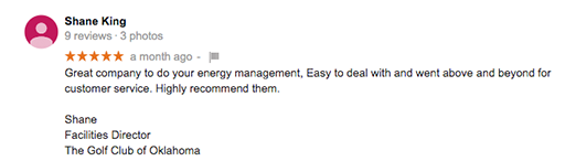 Building Automation Tulsa Testimonial Shane King